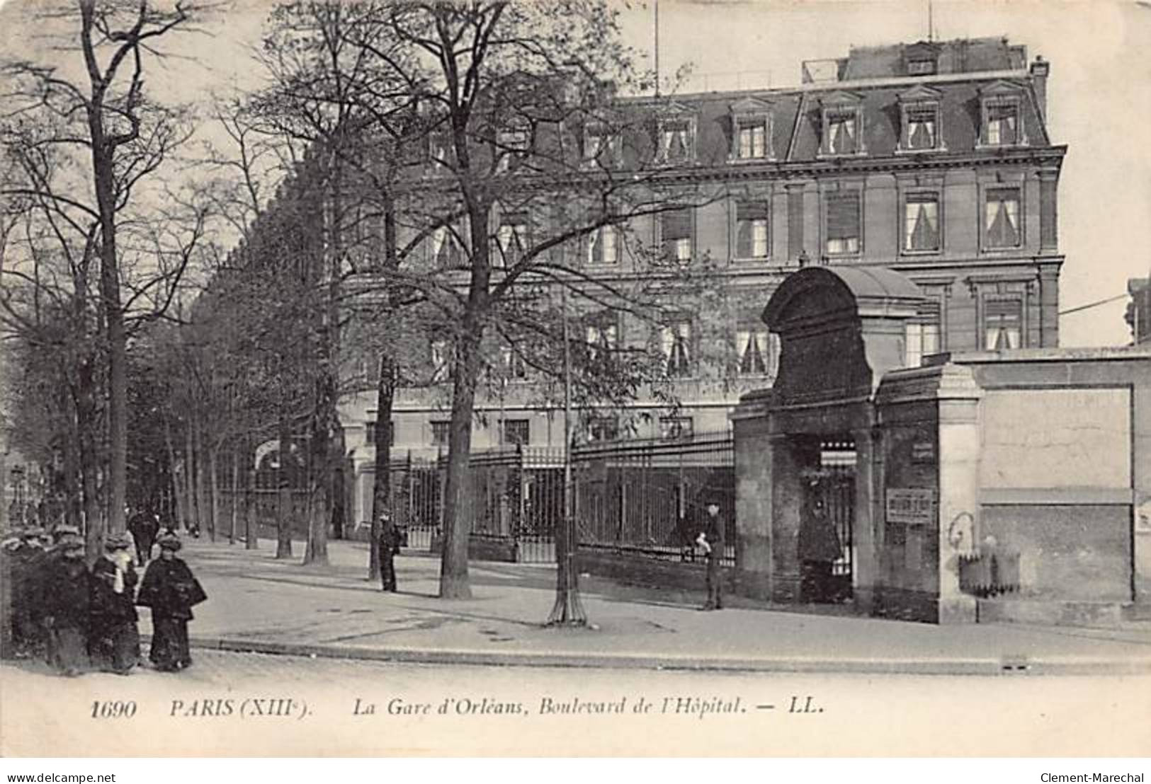 PARIS - La Gare D'Orléans - Boulevard De L'Hôpital - Très Bon état - Arrondissement: 13