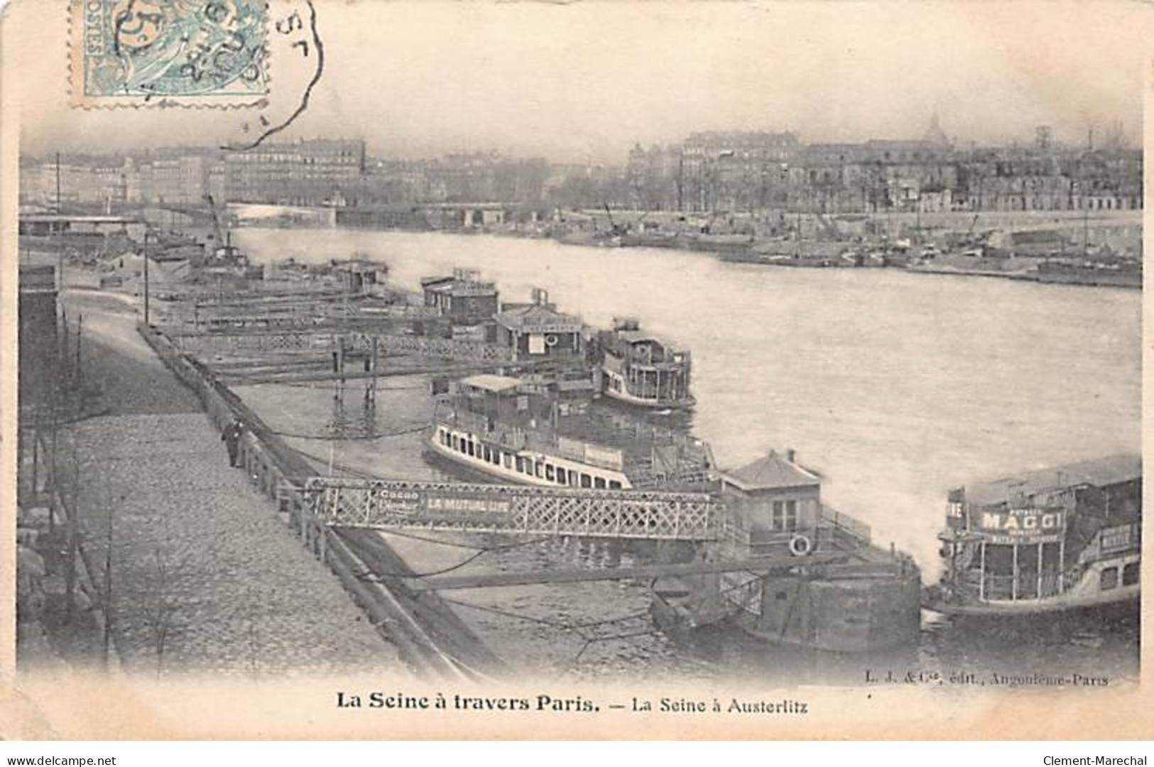 PARIS - La Seine à Travers Paris - La Seine à Austerlitz - Très Bon état - Paris (13)