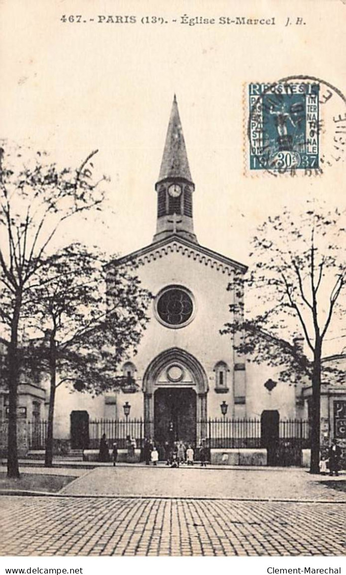 PARIS - Eglise Saint Marcel - Très Bon état - Distretto: 13