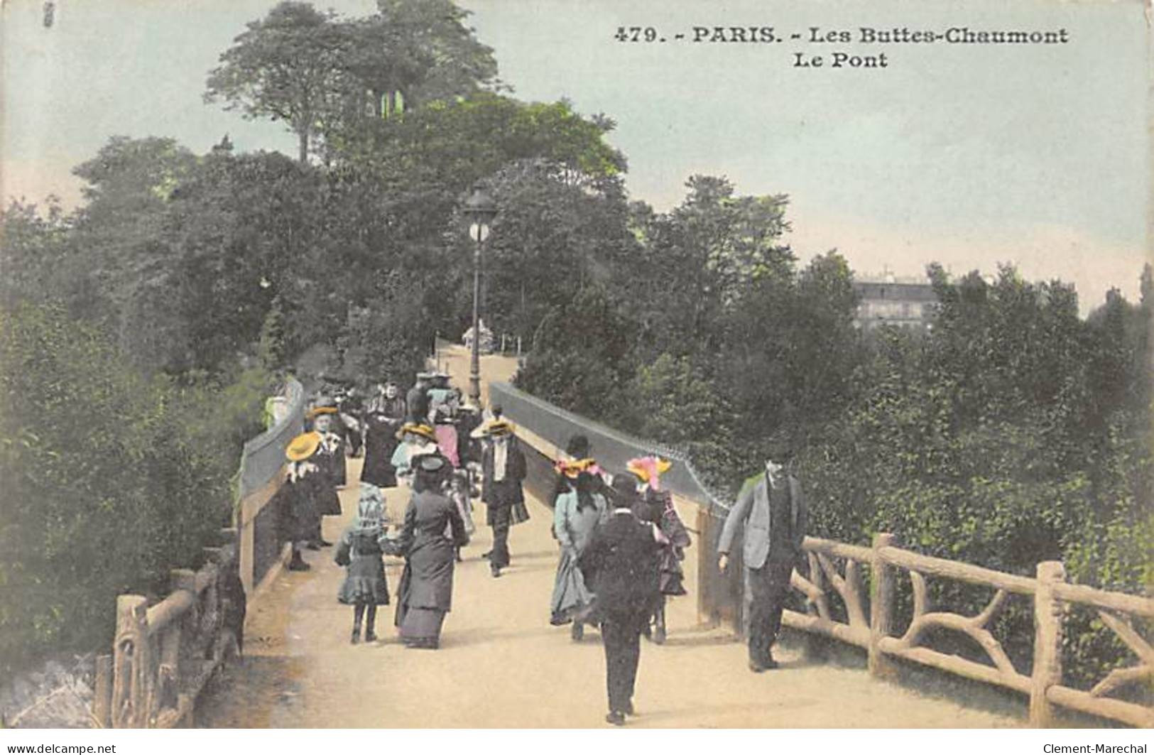 PARIS - Les Buttes Chaumont - Le Pont - Très Bon état - Distretto: 19