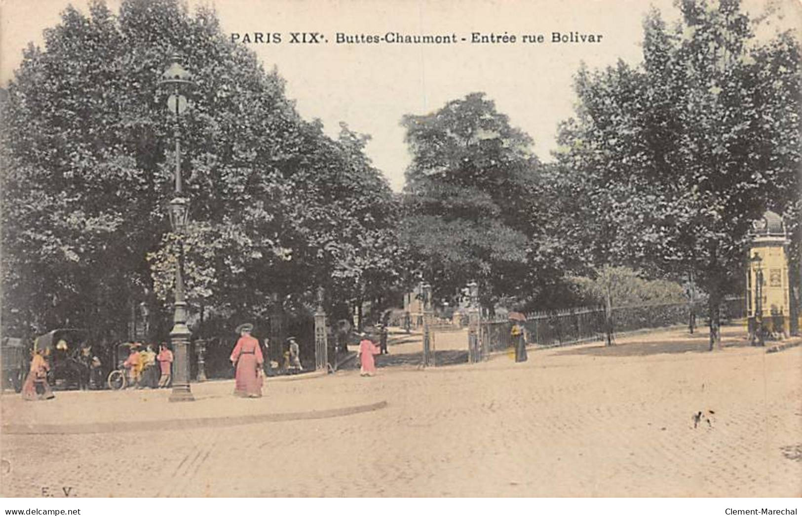 PARIS - Buttes Chaumont - Entrée Rue Bolivar - Très Bon état - Distretto: 19