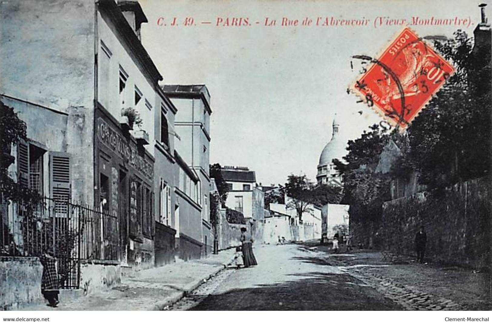 PARIS - Vieux Montmartre - La Rue De L'Abreuvoir - Très Bon état - Paris (18)