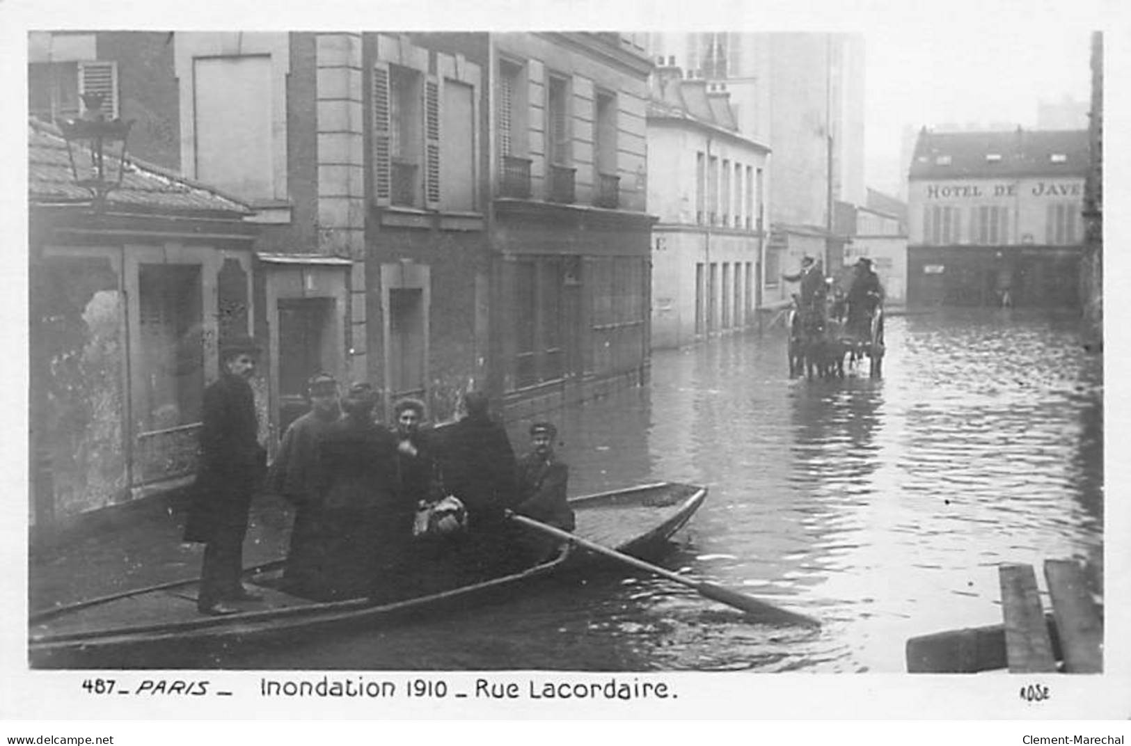 PARIS - Inondation 1910 - Rue Lacordaire - Très Bon état - Arrondissement: 15