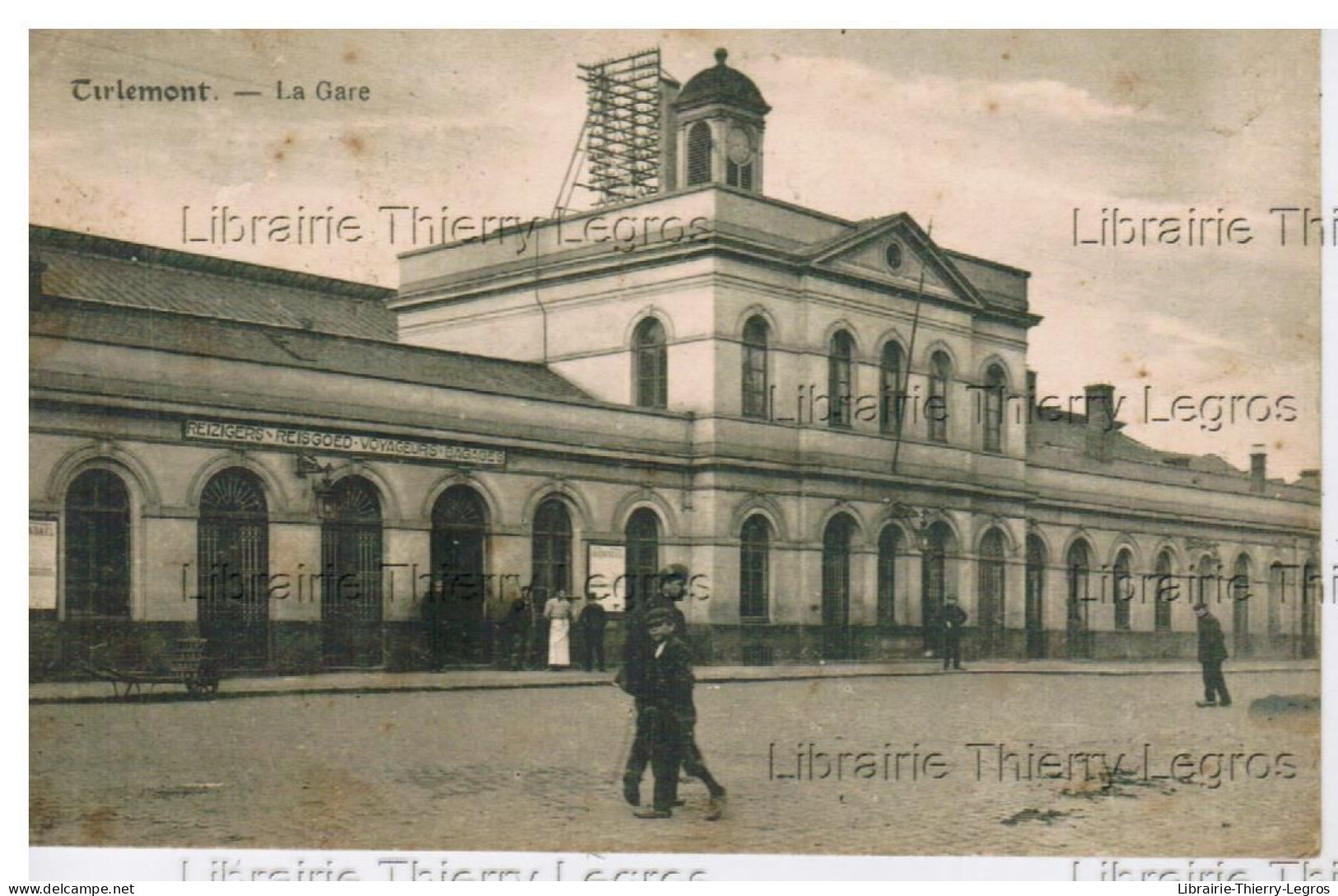 CPA Tienen Tirlemont La Gare Station Chemin De Fer - Tienen