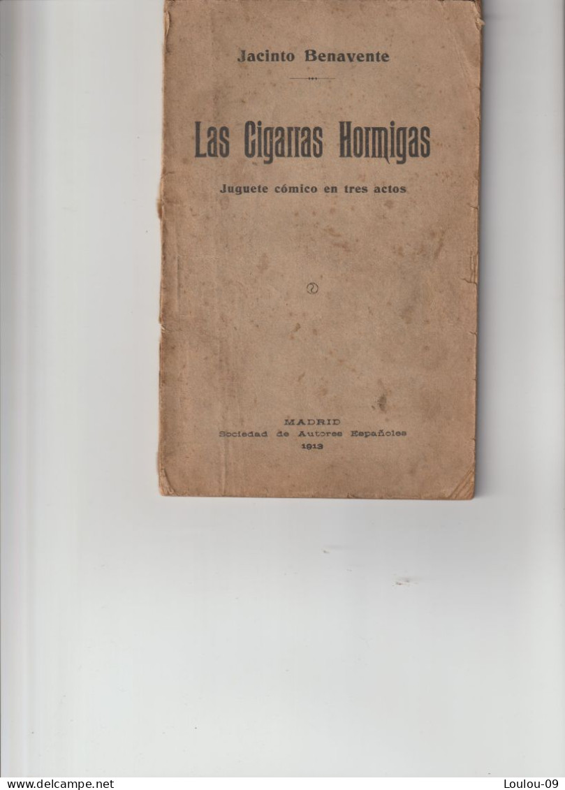 Madrid (Espagne)1913-Juguete Comico En Tes Actos-104paginas - Bellas Artes, Ocio