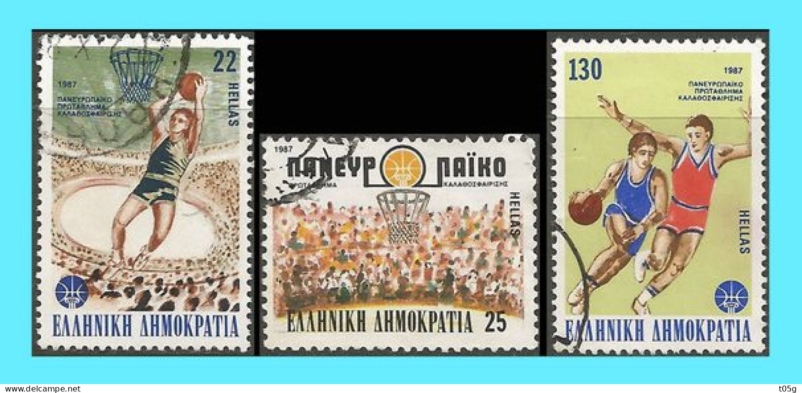 GREECE- GRECE- HELLAS 1987:  Compl. Set Used - Usados