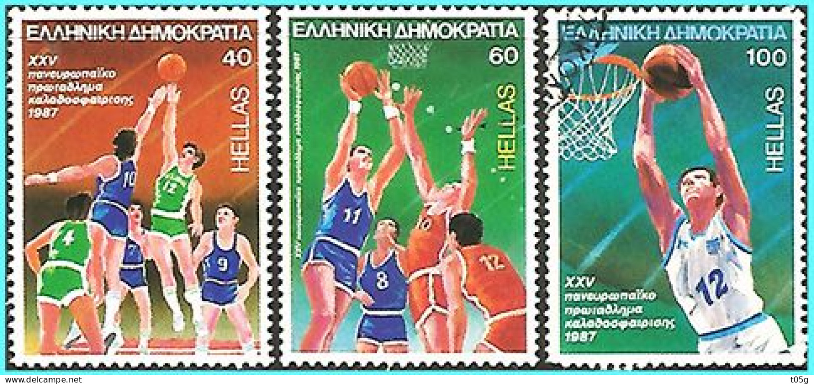 GREECE- GRECE - HELLAS 1987: Column Capitals Compl. Set Used - Used Stamps
