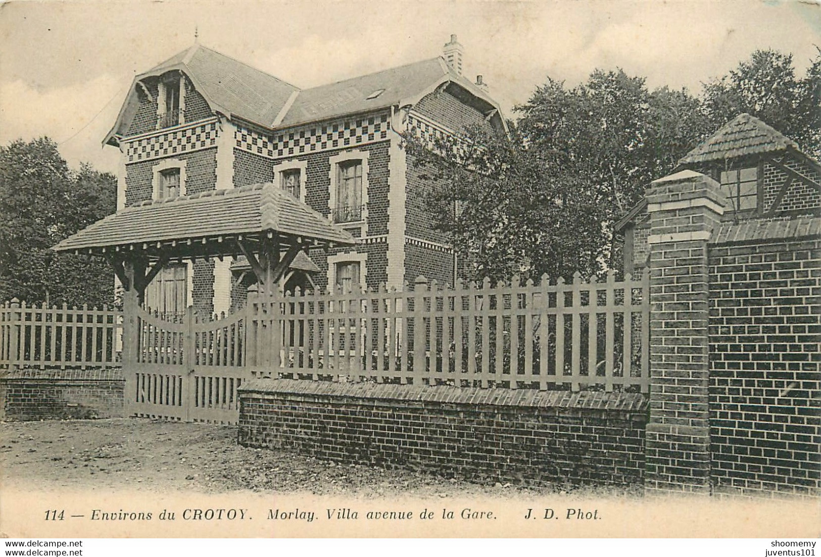 CPA Environs Du Crotoy-Morlay-Villa Avenue De La Gare     L1751 - Le Crotoy