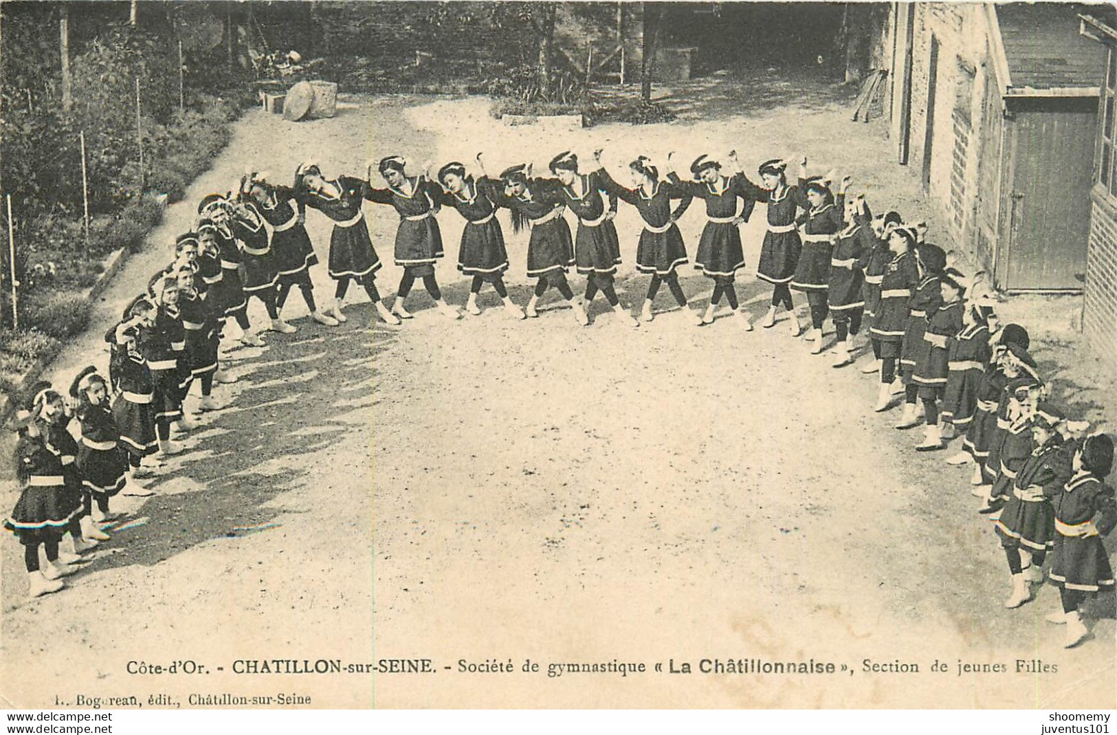 CPA Chatillon Sur Seine-Société De Gymnastique La Châtillonnaise-Section De Jeunes Filles    L1382 - Chatillon Sur Seine