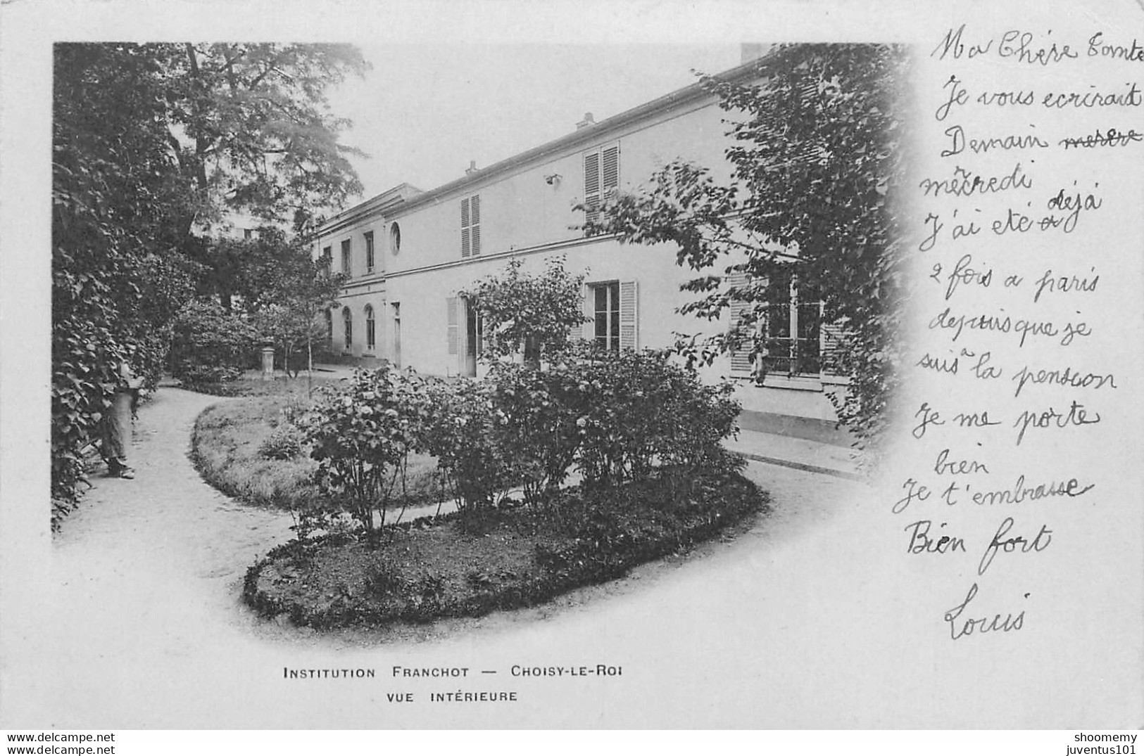 CPA Choisy Le Roi-Institution Franchot-Vue Intérieure-Timbre-RARE     L1905 - Choisy Le Roi