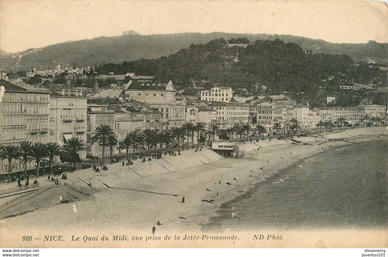 CPA Nice-Le Quai Du Midi,vue Prise De La Jetée Promenade       L1613 - Mehransichten, Panoramakarten