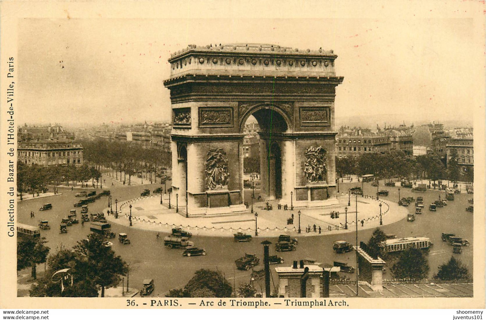 CPA Paris-Arc De Triomphe      L1613 - Triumphbogen