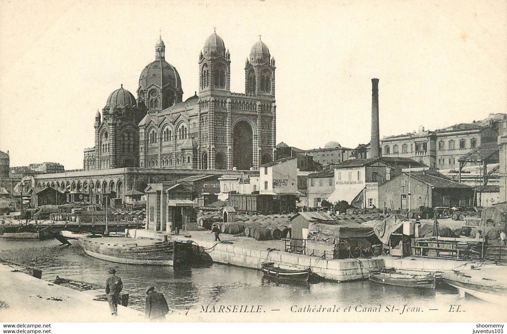 CPA Marseille-Cathédrale Et Canal St Jean     L1613 - Non Classés