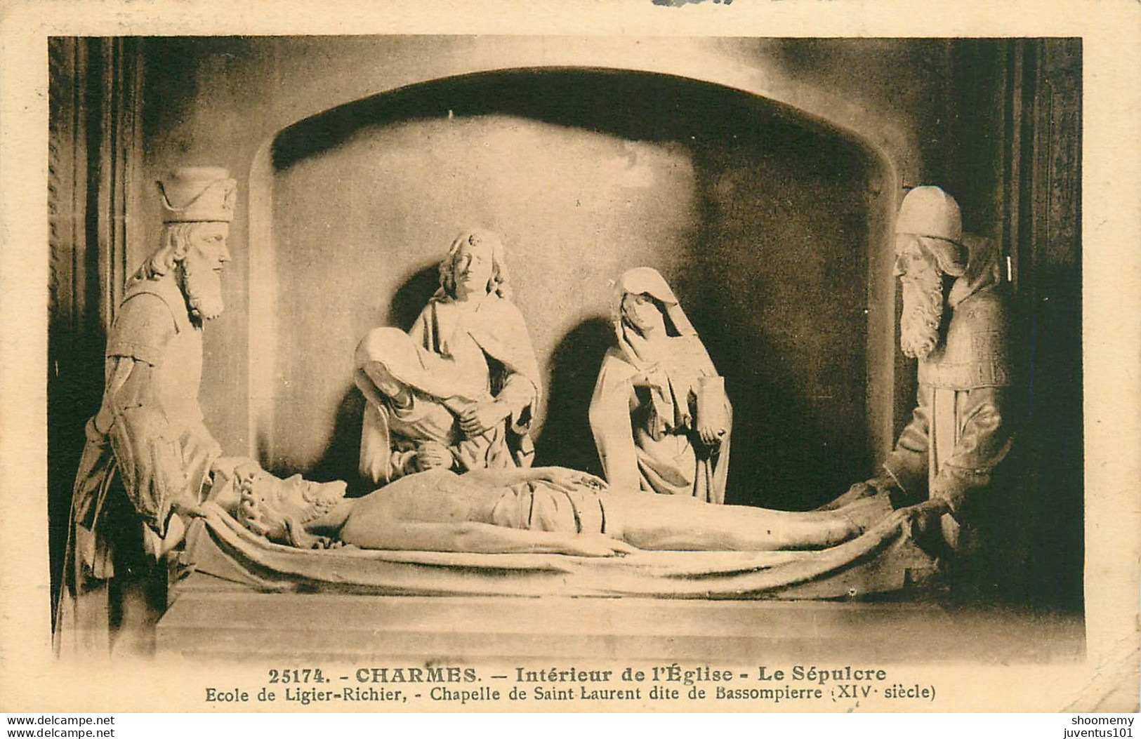 CPA Charmes-Intérieur De L'église-Le Sépulcre-25174-Timbre       L1616 - Charmes