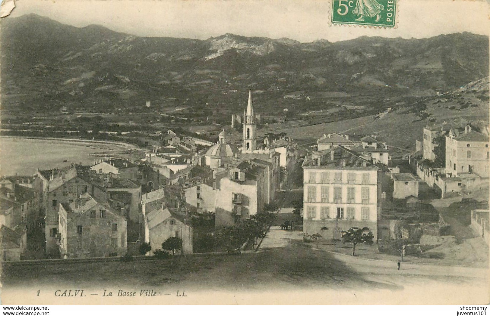 CPA Calvi-La Basse Ville-1-Timbre      L1741 - Calvi