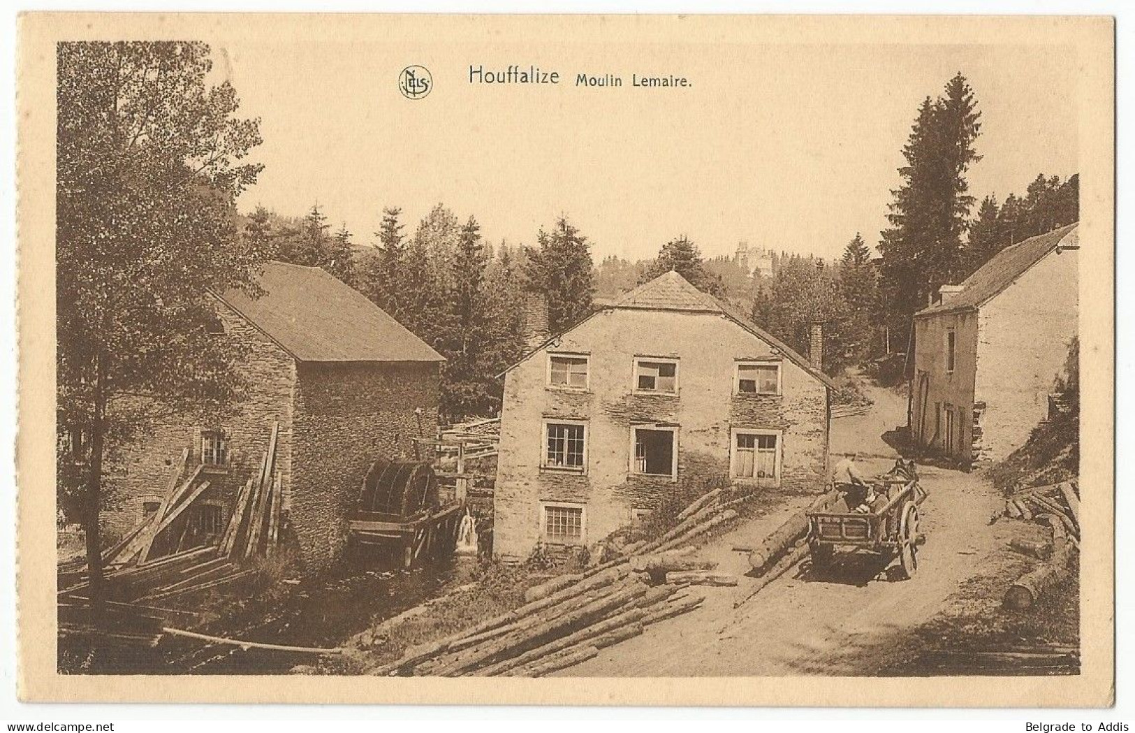 Houffalize Postcard Oude Postkaart Carte Postale CPA Molen Moulin Lemaire - Houffalize