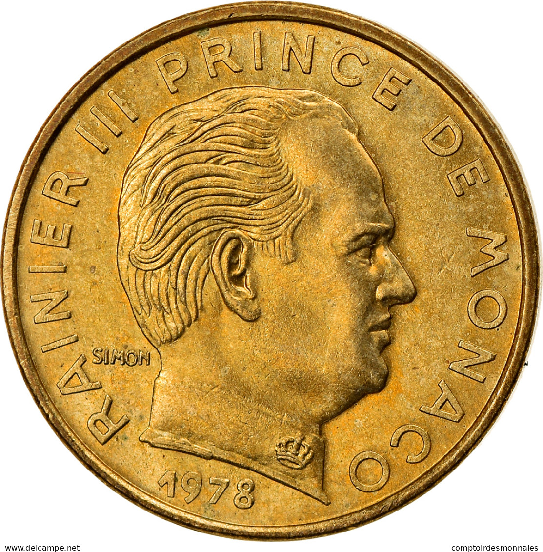 Monnaie, Monaco, Rainier III, 5 Centimes, 1978, TTB, Aluminum-Bronze, Gadoury:MC - 1960-2001 Francos Nuevos