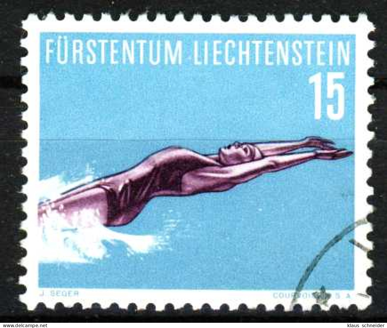 LIECHTENSTEIN 1958 Nr 365 Gestempelt X16B89A - Used Stamps