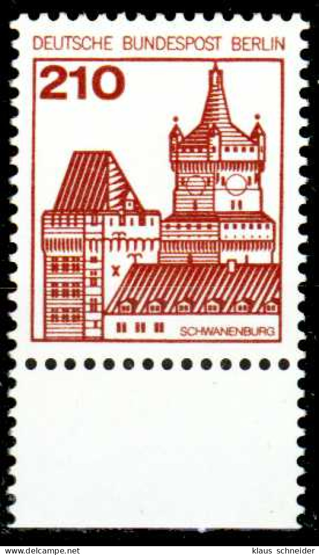 BERLIN DS BURGEN U. SCHLÖSSER Nr 589 Postfrisch URA X21305A - Unused Stamps