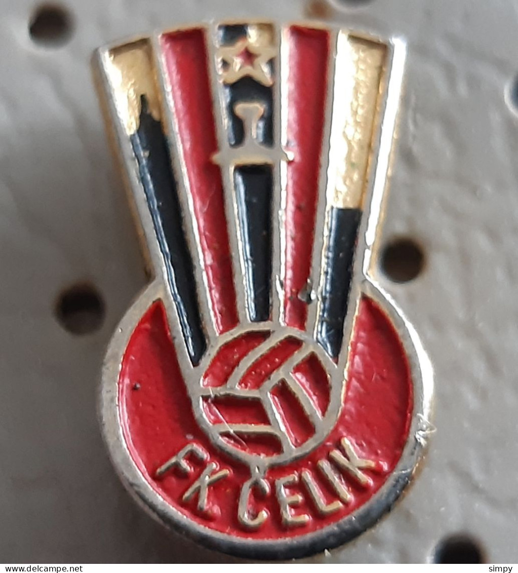 Football Club FK CELIK Zenica Bosnia Ex Yugoslavia Vintage Pin - Calcio