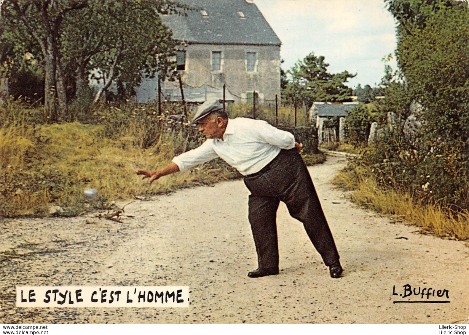 LE STYLE C'EST L'HOMME - PHOTO ET LÉGENDE DE LOUIS BUFFIER # Pétanque - Bocce