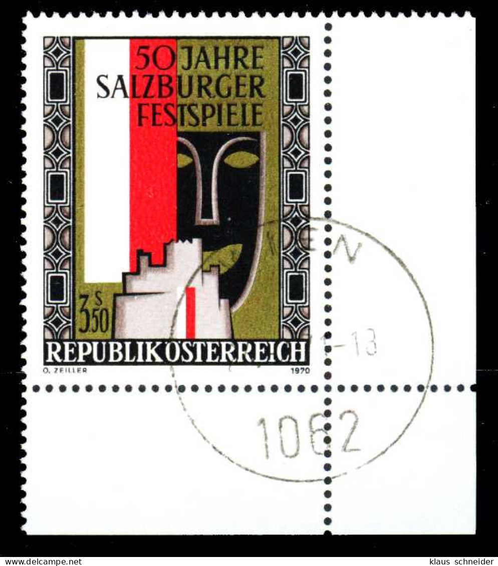 ÖSTERREICH 1970 Nr 1335 Zentrisch Gestempelt ECKE-URE X36BEEE - Oblitérés