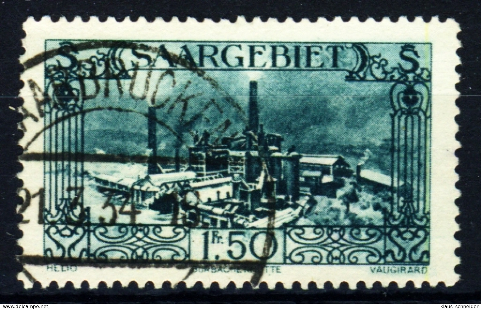 SAARGEBIET 1926 Nr 118 Gestempelt X3BEE7E - Used Stamps