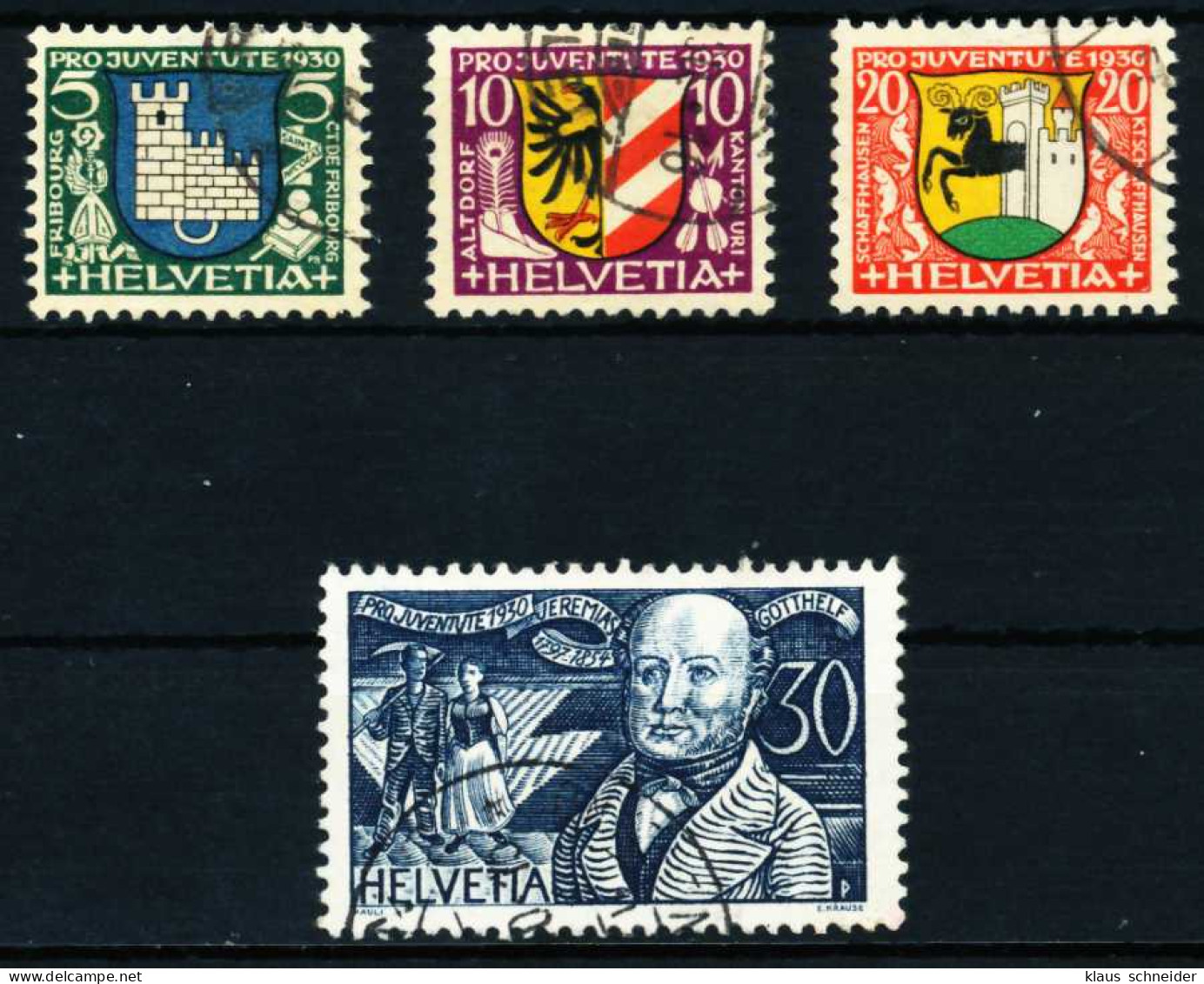 SCHWEIZ PRO JUVENTUTE Nr 241-244 Gestempelt X4C9762 - Used Stamps