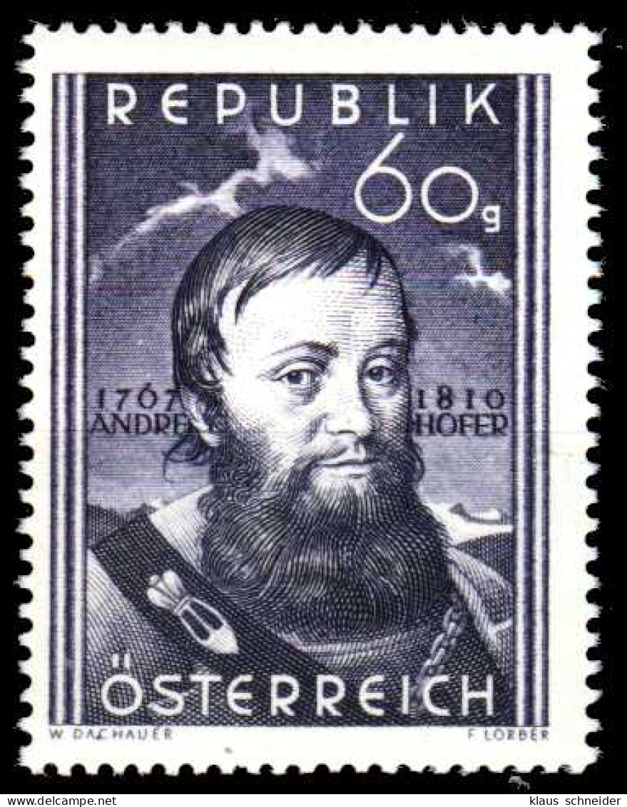 ÖSTERREICH 1950 Nr 949 Postfrisch S86982A - Unused Stamps
