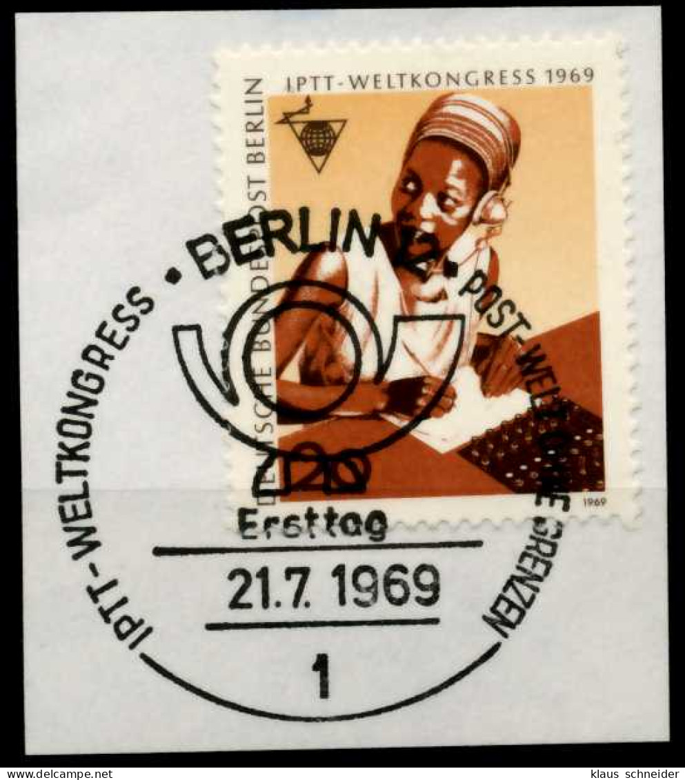 BERLIN 1969 Nr 343 ZENTR-ESST X5E8252 - Gebruikt