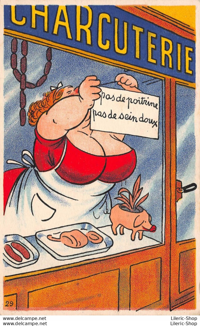 HUMOUR GRIVOIS - CHARCUTERIE " Pas De Poitrine, Pas De Sein Doux " Cochon (s'abstenir !) ( ͡♥ ͜ʖ ͡♥) ♥ - Humour