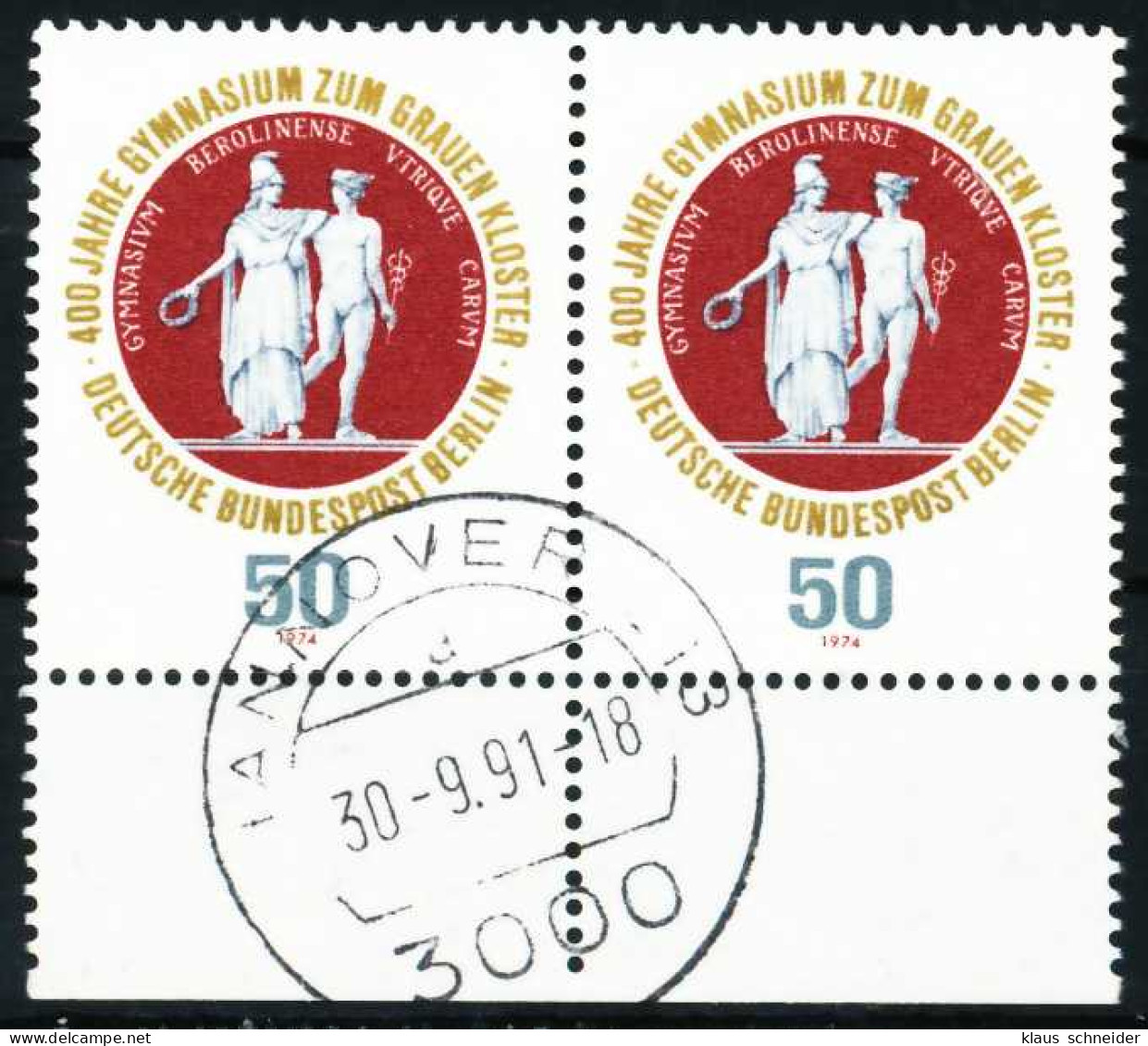 BERLIN 1974 Nr 472 Gestempelt WAAGR PAAR URA X61463E - Used Stamps