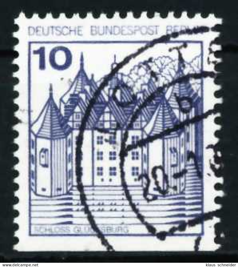 BERLIN DS BURGEN U. SCHLÖSSER Nr 532D Zentrisch Gestempelt X61E6BE - Used Stamps