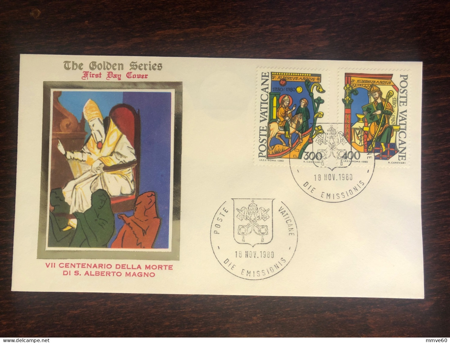VATICAN FDC COVER 1980 YEAR HEALING BY SAINTS HEALTH MEDICINE STAMPS - FDC