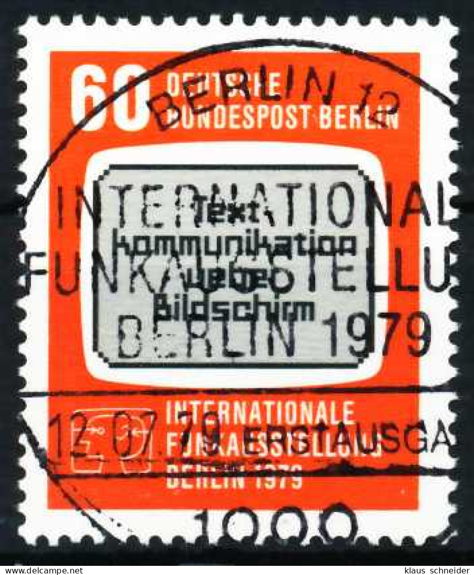 BERLIN 1979 Nr 600 Zentrisch Gestempelt X620CCE - Used Stamps