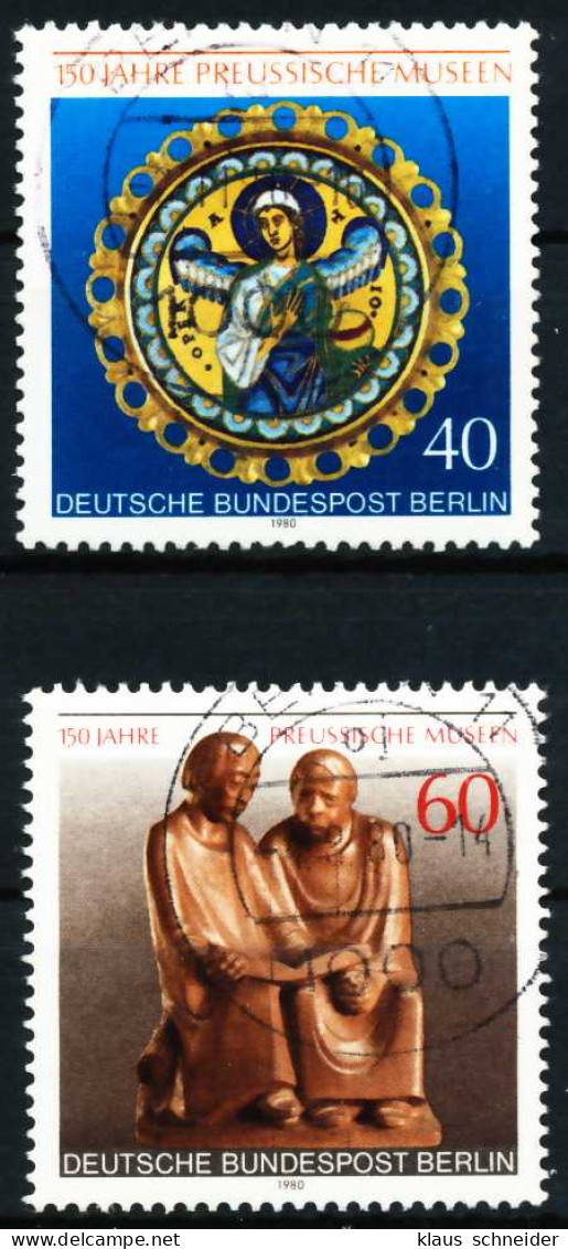 BERLIN 1980 Nr 625-626 Zentrisch Gestempelt X620FB6 - Used Stamps