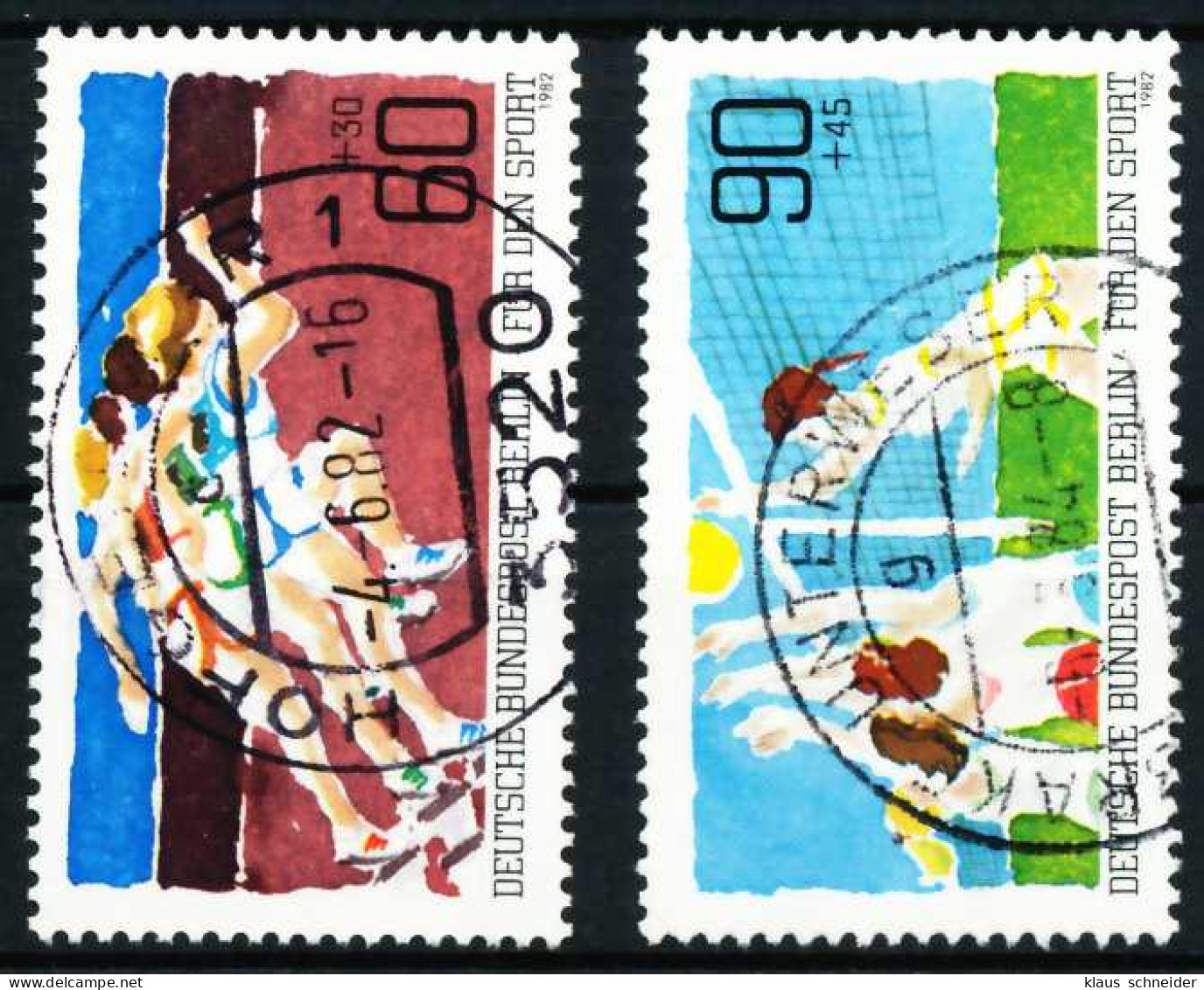 BERLIN 1982 Nr 664-665 Zentrisch Gestempelt X622B26 - Used Stamps