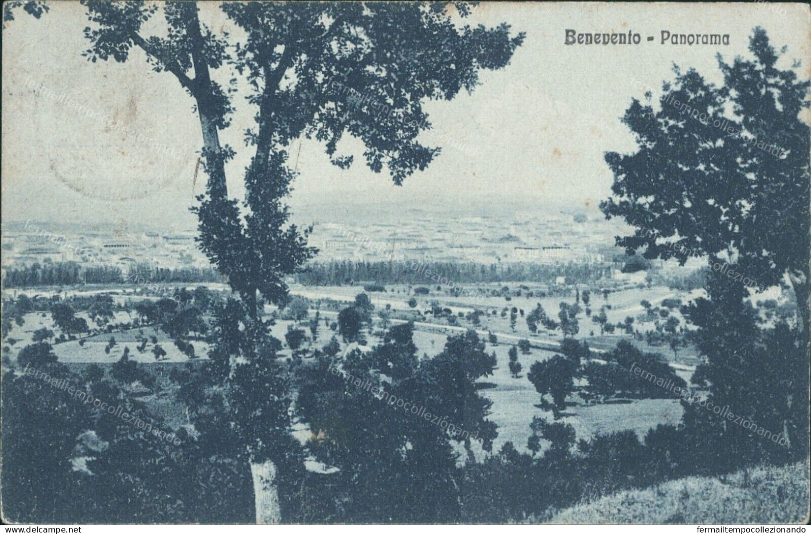 Cr283 Cartolina Benevento Citta' Panorama Campania - Benevento