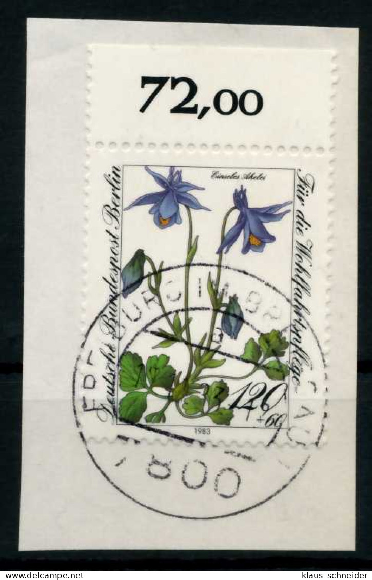 BERLIN 1983 Nr 706 Gestempelt Briefstück Zentrisch X62E7CE - Gebraucht