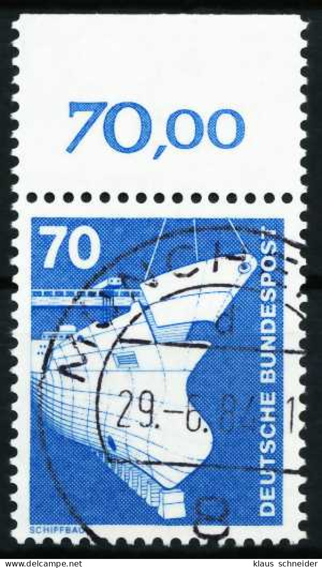 BRD DS INDUSTRIE U. TECHNIK Nr 852 Zentrisch Gestempelt ORA X667ED2 - Used Stamps