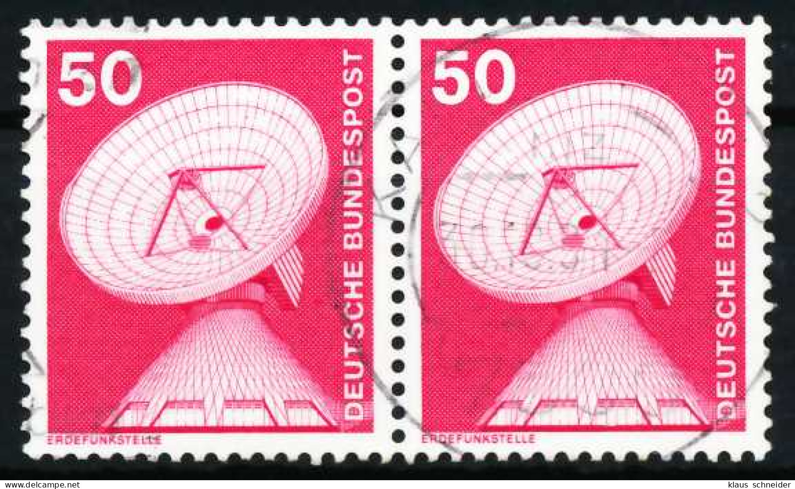 BRD DS INDUSTRIE U. TECHNIK Nr 851 Gestempelt WAAGR PAAR X668136 - Used Stamps