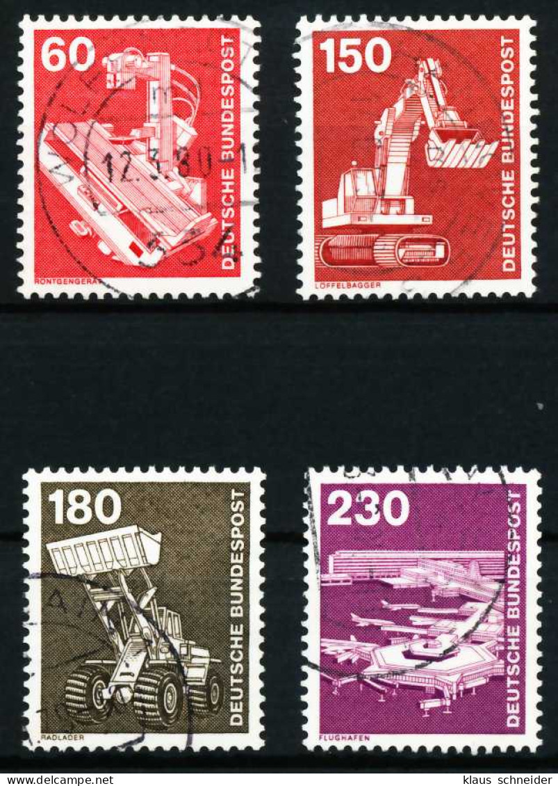 BRD DS INDUSTRIE U. TECHNIK Nr 990-994 Gestempelt X66C426 - Used Stamps