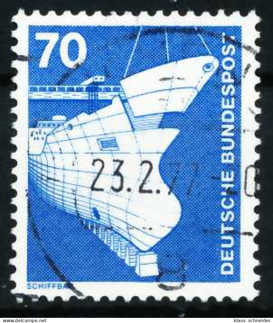 BRD DS INDUSTRIE U. TECHNIK Nr 852 Zentrisch Gestempelt X66C7CE - Used Stamps