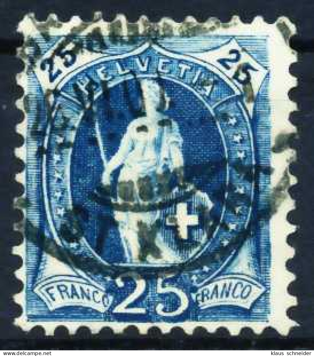 SCHWEIZ ST.HELV Nr 67Ca Zentrisch Gestempelt X696CCE - Used Stamps
