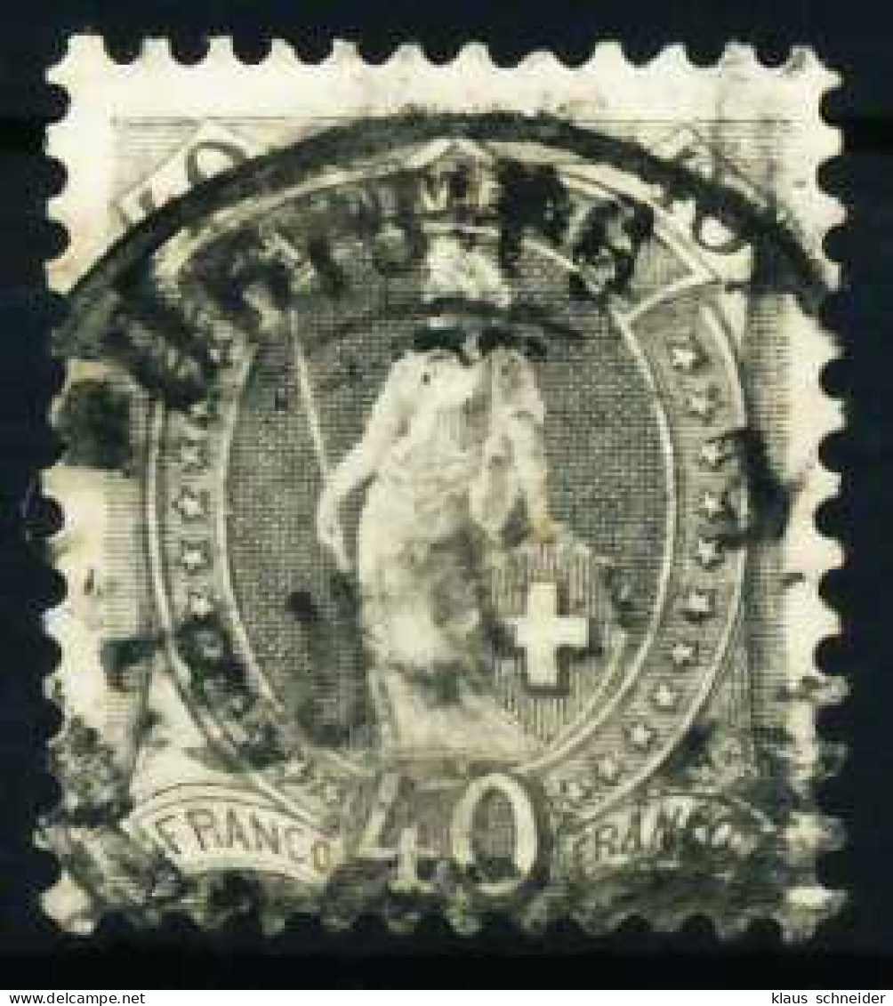 SCHWEIZ ST.HELV Nr 61YC Zentrisch Gestempelt X696E82 - Used Stamps