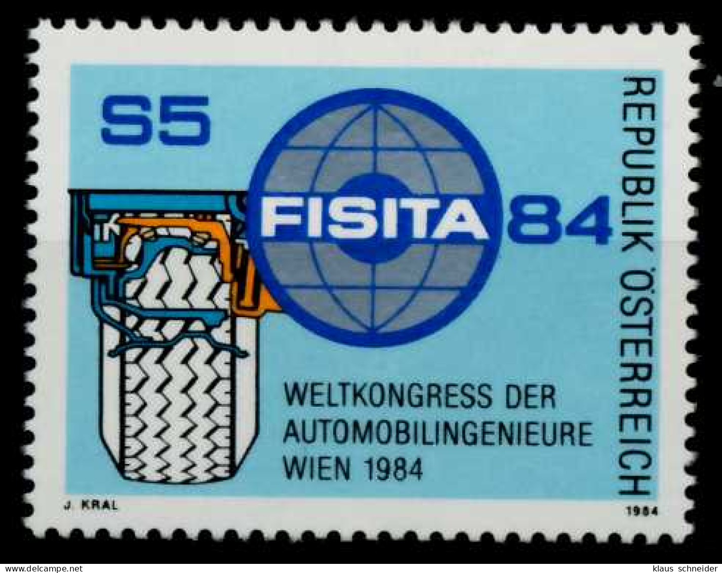 ÖSTERREICH 1984 Nr 1770 Postfrisch SB6668E - Unused Stamps