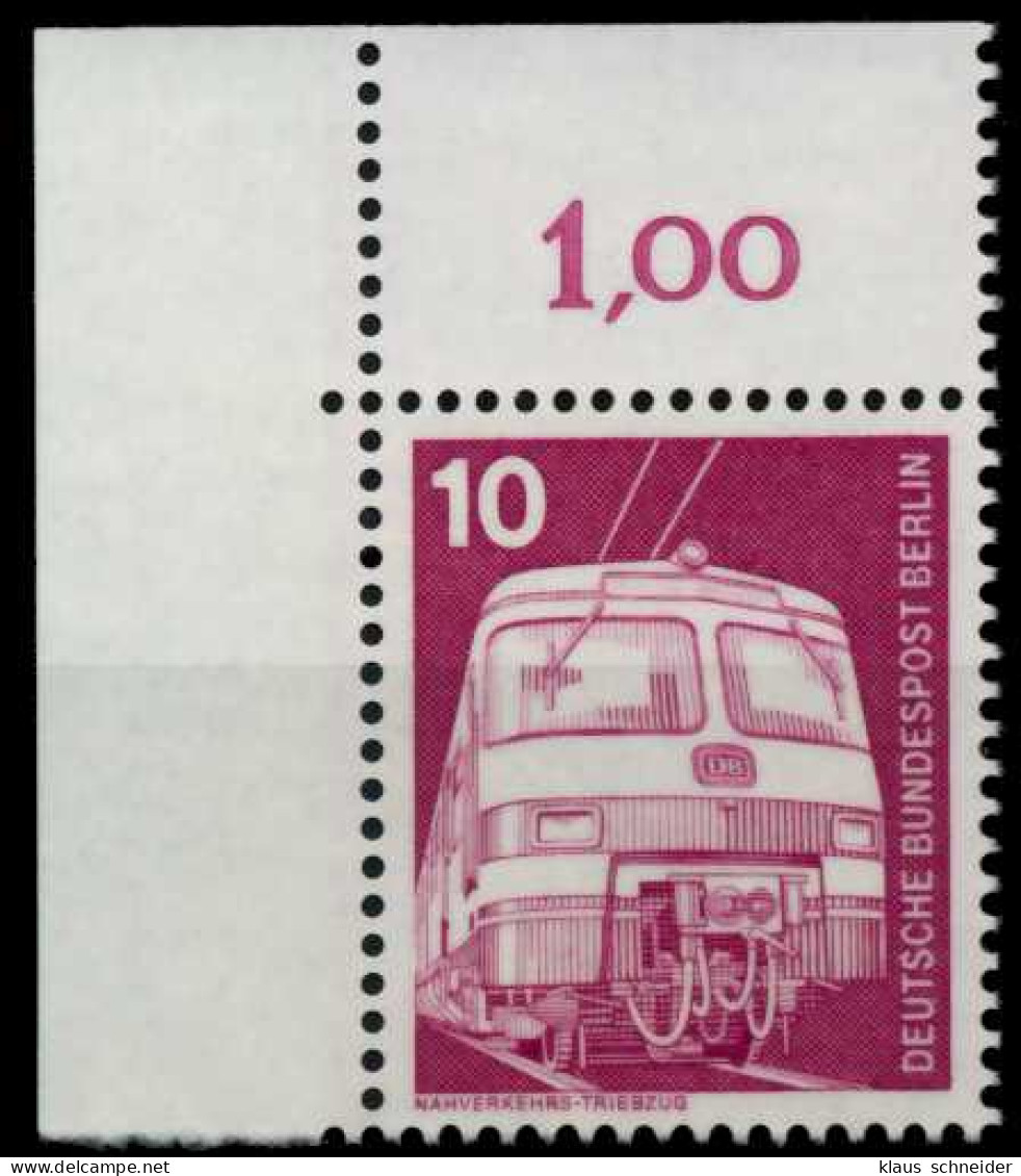 BERLIN DS INDUSTRIE U. TECHNIK Nr 495 Postfrisch ECKE-O X702E82 - Unused Stamps