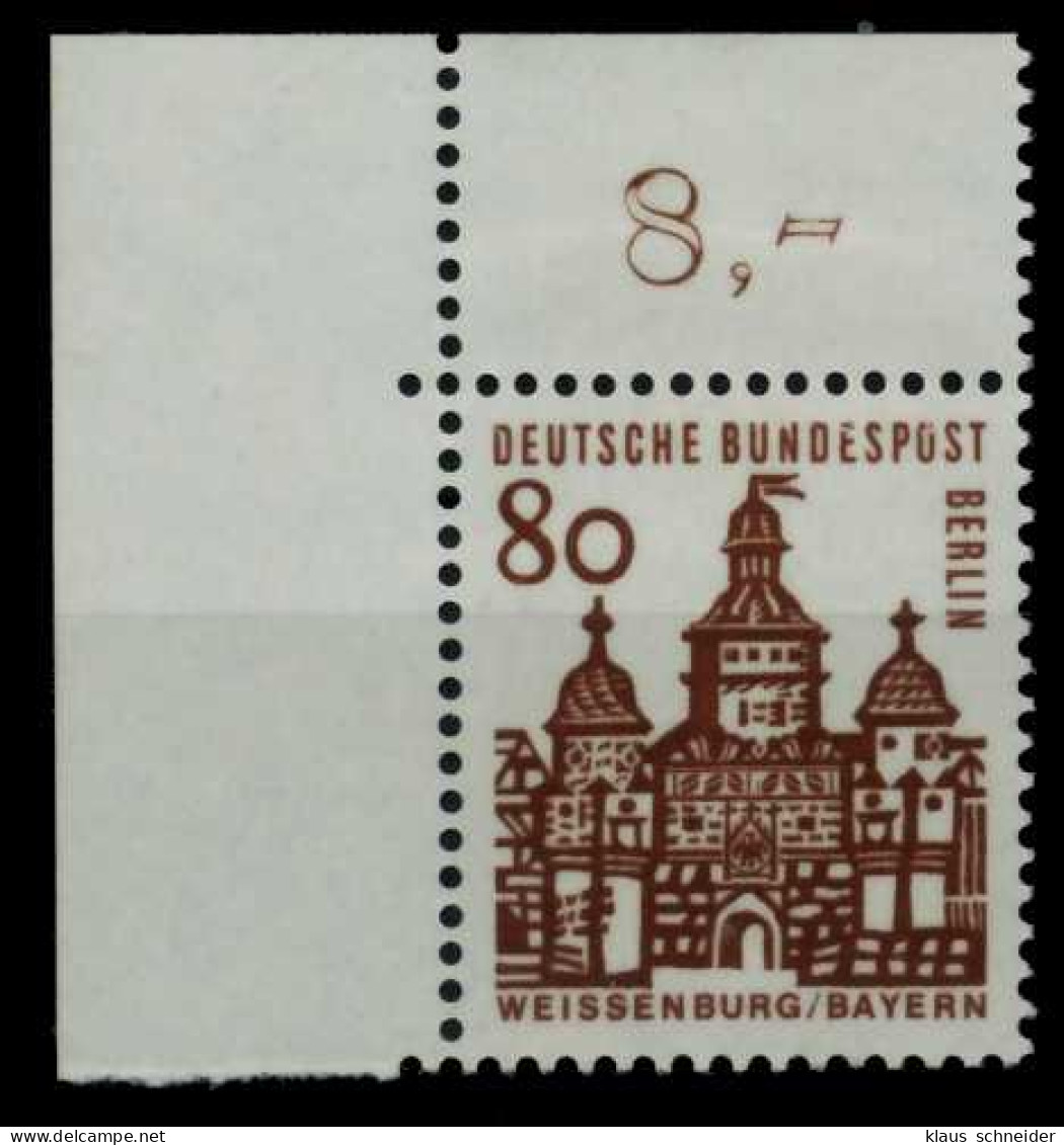 BERLIN DS D-BAUW. 1 Nr 249 Postfrisch ECKE-OLI X707E5A - Unused Stamps