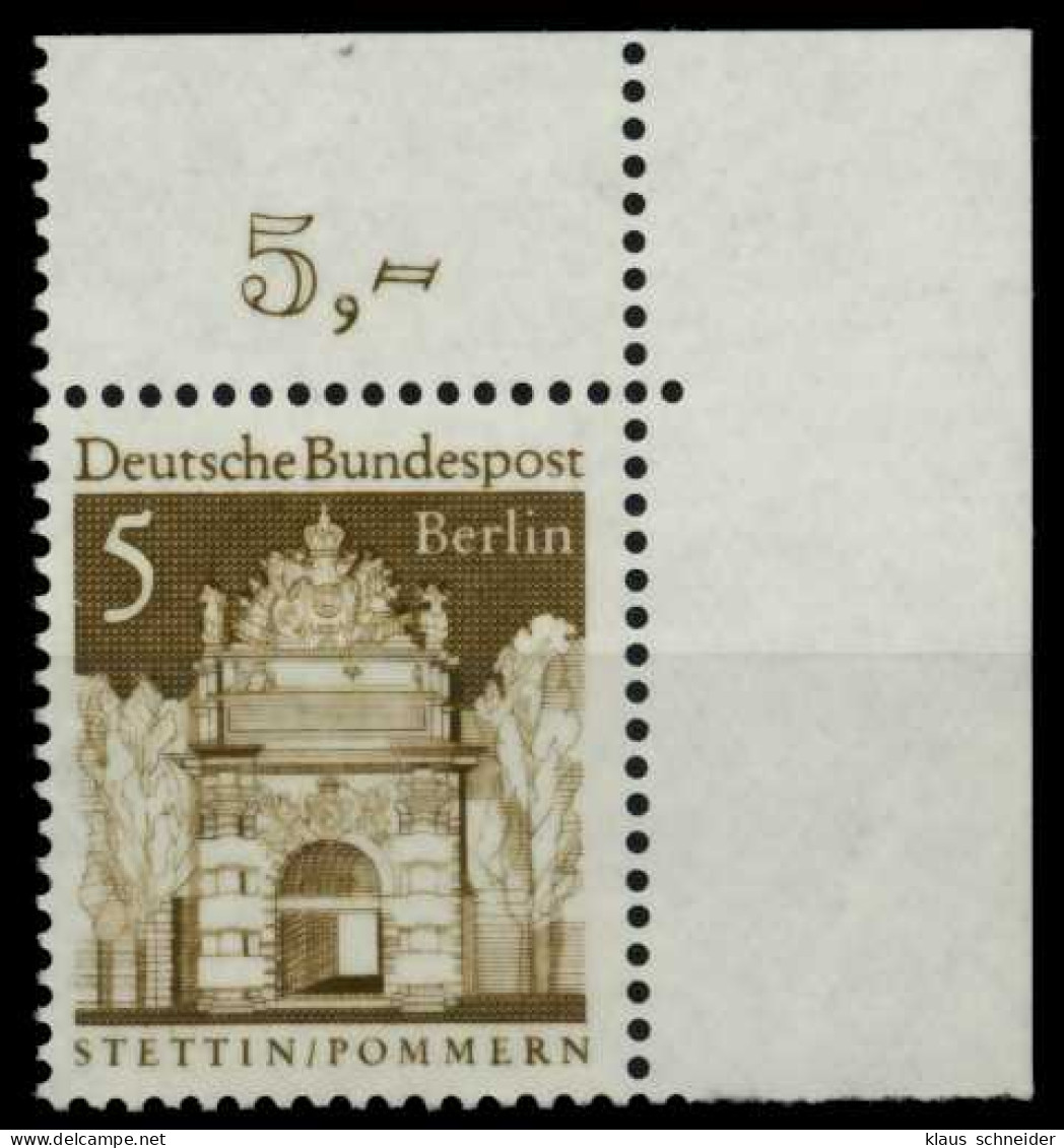BERLIN DS D-BAUW. 2 Nr 270 Postfrisch ECKE-ORE X707E66 - Unused Stamps