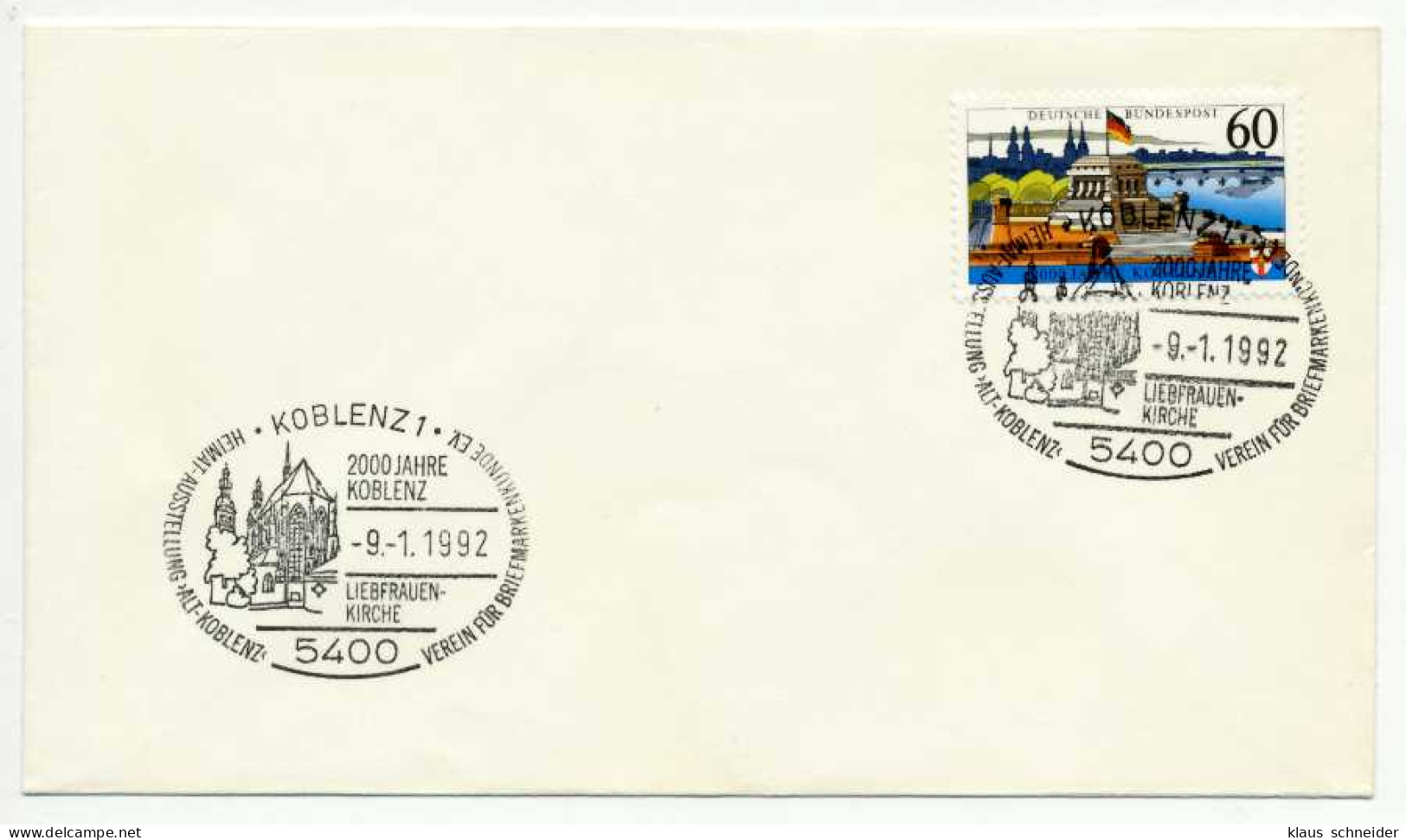 BRD BELEGE Nr 1583x BRIEF FDC X71C842 - Other & Unclassified